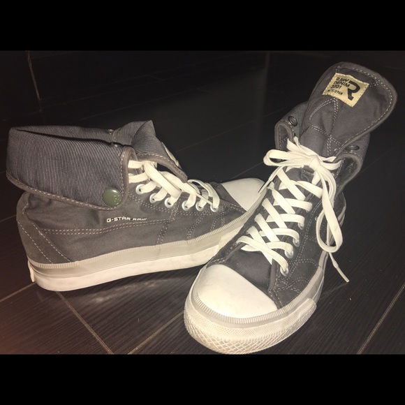 g star raw high top sneakers